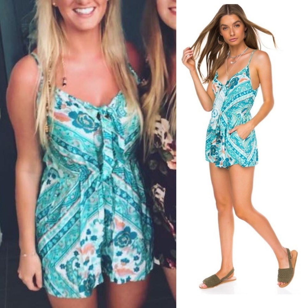 New Arnhem Azalea romper turquoise playsuit 8 S - Picture 5 of 16